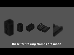 Μαύρο 10mm Clip On Ferrite Core Τύπος συσκευασίας για αεροδιαστημικές και αμυντικές εφαρμογές