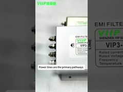 50/60Hz ονομαστική κεντρική συχνότητα Μονόφασμα EMI φίλτρο με ανώτερο επίπεδο εξασθένισης