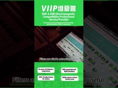 Μετατροπέας μεταλλικού σκελετού EMI φίλτρο με 50Ω παρεμπόδιση εισόδου για ιατρικό εξοπλισμό