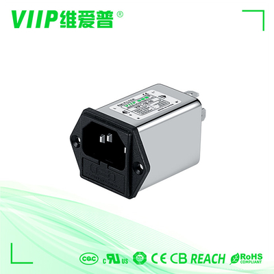 Αγορά IEC 110V/250VAC Φίλτρα εισόδου ισχύος υψηλής εξασθένισης Ονομαστική συχνότητα κέντρου 150KHZ-30MHZ online manufacture