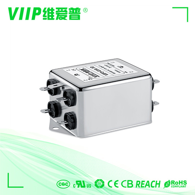 Αγορά 50-60Hz 3 φάσεων EMI φίλτρο γραμμής με 500VDC 50Ω 1000g Περιοχή θερμοκρασίας 25C - 21C online manufacture