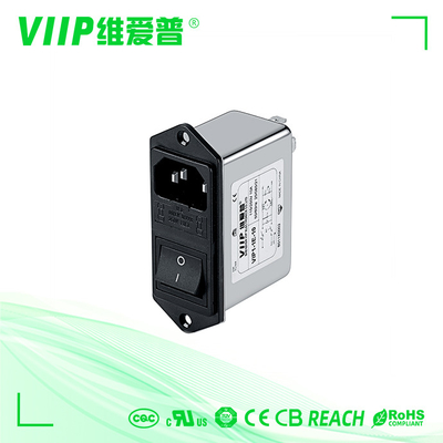 Αγορά Φίλτρο IEC Socket Φίλτρο EMC EMI με απώλεια εισαγωγής ≤ 0,5dB και εύρος θερμοκρασίας -25C-85C online manufacture