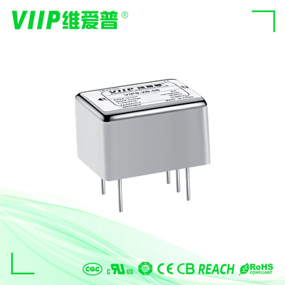 Η επιφάνεια φίλτρων 110V 250V της Emi ηλεκτροφόρων καλωδίων εναλλασσόμενου ρεύματος VIIP 3A τοποθετεί
