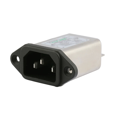 250VAC 290g Μεταλλικό και πλαστικό φίλτρο EMI για εφαρμογές υψηλής ισχύος
